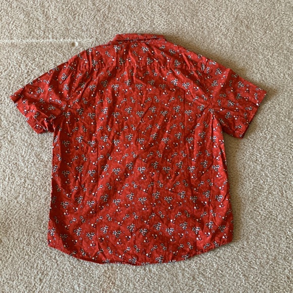 Denim & Flower Dress Shirt - Picture 4 of 4